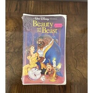 FACTORY SEALED VHS1992 Black Diamond Ed., Beauty and the Beast, Clam Shell Case